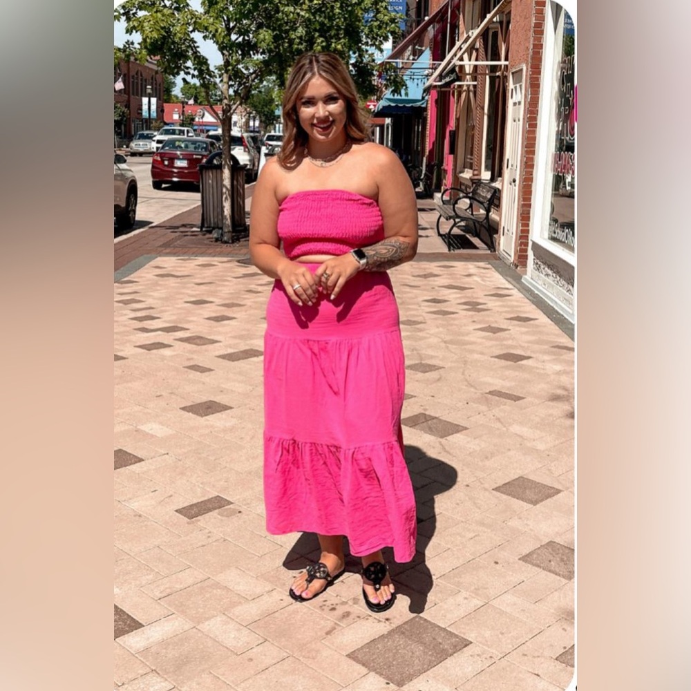 Pink two piece set